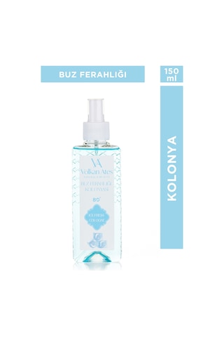 Volkan Ates Natural & Beauty Parfümlü Kolonya - Buz Ferahlığı 150 Ml