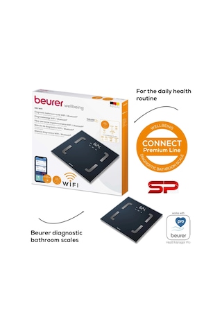 Beurer BF880 Wifi ve Bluetooth Özellikli Vücut Analiz Diyagnoz Tartısı