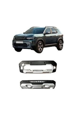 Dacia Duster Uyumlu 2024+ Sonrası Ön Arka Tampon Ek Koruma Difüzör Ledi İthal