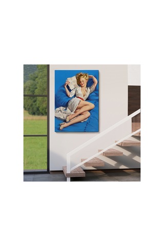 Gil Elvgren Pinup Aşk Mektubu Duvar Yüksek Kaliteli Kanvas Canvas Tablo
