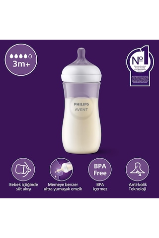 Philips Avent Natural Response Pp Biberon, 330ml, 6m+ Ay, Scy906/01