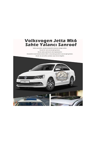 Wv Jetta Mk6 Parlak Siyah Yalancı Çakma Sahte Sunroof