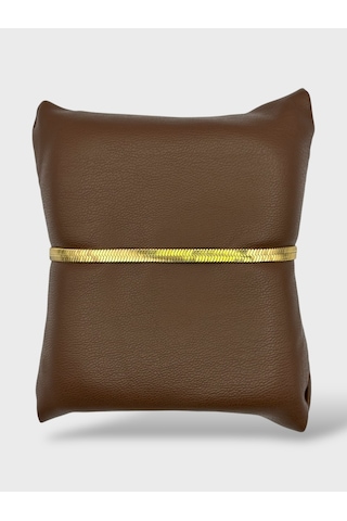 Arnes Jewelry Çelik İtalyan Ezmesi Bileklik Ar40 Gold