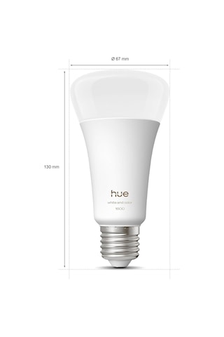 Philips Hue Led A67 Lamba, Beyaz Ve Renkli Ambiyans, E27 Duy, 11, Çok Renkli