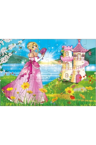 Star Puzzle 2x50 Parça Çocuk Puzzle - Sonbahar Ve Yaz Prensesleri 1 Adet