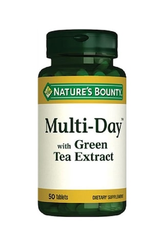 Natures Bounty Multi Day With Green Tea 50 Tablet