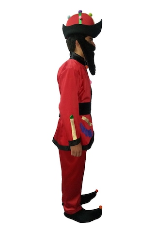 Kostüm Sarayı Karagöz Kostümü Kırmızı