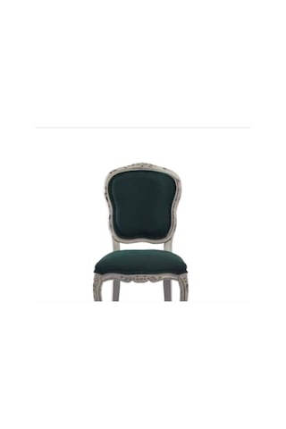 Bengimobilya Sandalye Zus022 Eskitme Model Yeşil Renk Baby Face Kumaş Kayın