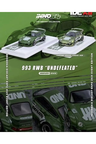 İnno 64 Models Undefeated Porsche 993 Rwb Yeşil