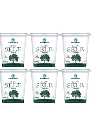 Marmarabirlik Kuru Sele 321-350 KB XS Siyah Zeytin Kutu 6 x 800 G