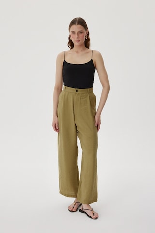 Buly Pile Detaylı Pantolon Defne