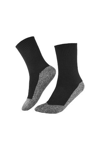 Jeehugo Siyah Isı Yansıtan Alüminyumlu Lifli Termal Çorap - Bisiklet, Kayak, Dağcılık İçin Isı Sağlama Ve Kompresyon Özelliği Siyah