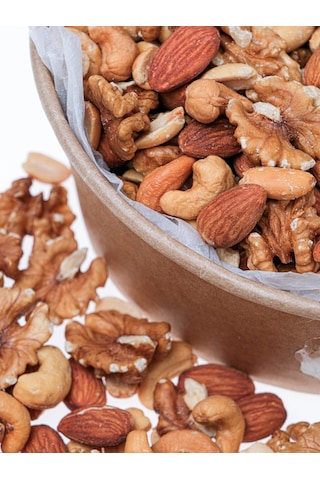 Kavrulmuş Kabuksuz Karışık Kuruyemiş 1 Kg - Lüks Çerez Kaju, Badem, Ceviz, Yer Fıstığı 1 KG