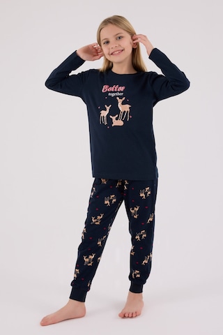 Arnetta Kız Çocuk Lacivert Pijama Takımı Ar3450-c-v1 Lacivert