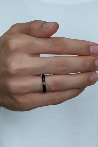 3Mm Ince Bombeli Parlak Çelik Alyans Yüzük Cl27 553609693 Gümüş