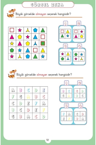 N-smart Bilsem Sınavlarına Hazırlık Zeka Gelişim Serisi 3