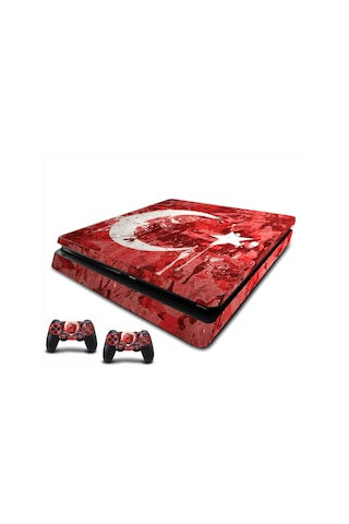 PS4 Slim Bayrak 2 Sticker Seti PS4 Slim Bayrak 2 Sticker Seti