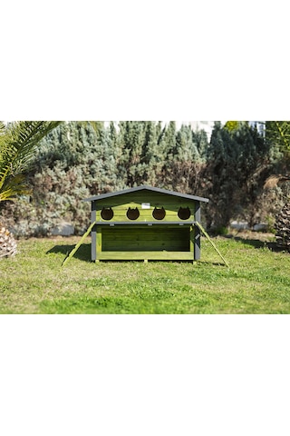 4 Yuvalı Kedi Evi Mamalıklı