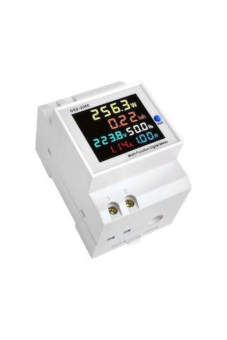 Trendooze D52-2066 Din Raylı Enerji Ölçer - Voltaj, Akım, Frekans Ve Güç Değerlendirme
