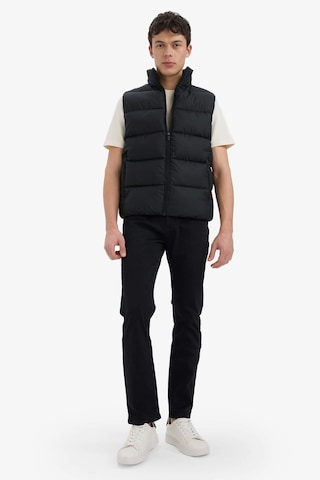 Defacto Slim Fit Dar Kesim Dik Yaka Fermuarlı Astarlı Su Geçirmez Şişme Yelek C5630ax25aubk27 Siyah