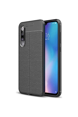 Xiaomi Mi 9 Kılıf Zore Niss Silikon Kapak Siyah