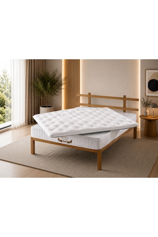 Bed Craft Pascha Exclusive Ultra Full Ortopedik Yaylı Yatak 29cm Tek & Çift Kişilik Beyaz