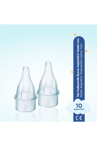 Burun Aspiratörü Nasal Yedek Ucu 10 Adet