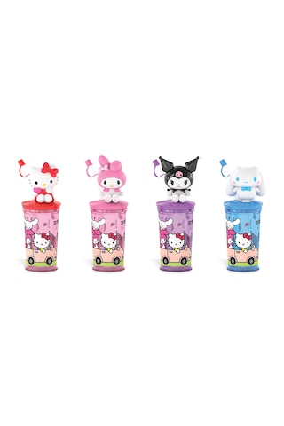Hello Kitty And Friends Drink & Go With Candies Şekerli Matara 1 Adet Çok Renkli