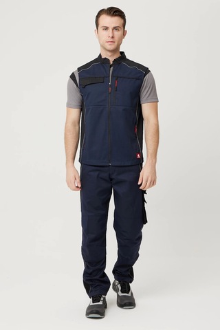 Allium Yazlık İş Ve Outdoor Yelek Lacivert-siyah