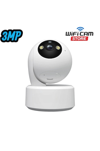 Inox X108 İç Ortam 3mp Wifi Akıllı Güvenlik Kamerası