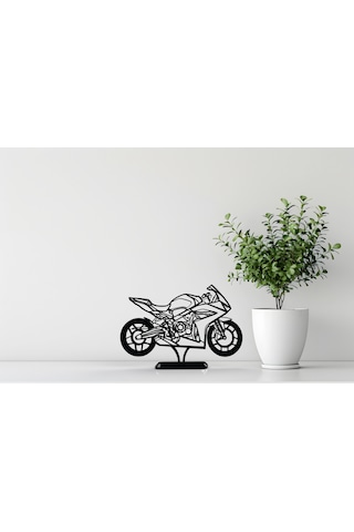 3d Baskı Spor Motosiklet Masa Dekoru 20cm El Yapımı Naked Bike