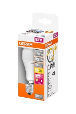 Hareket Sensörlü 9w Sarı Işık Led Ampul, 2700k