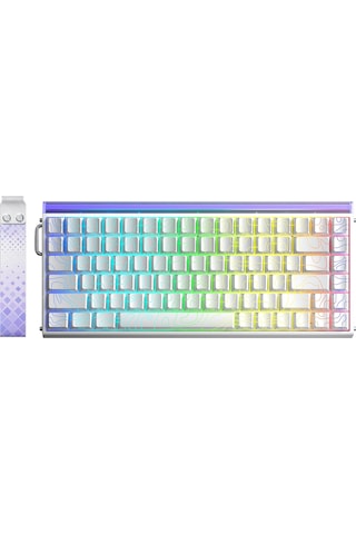 Aula Hero 84 He Manyetik Klavye Rapid Trigger Black King Switch 8000hz Rgb Neon Tkl Hot Swap Oyuncu Klavyesi Desenli Beyaz 07886055