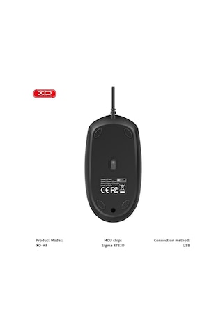 Hassas Optik Sensörlü Sessiz Ve Ergonomik Kablolu Mouse 2000 Dpı Ayarlanabilir Kablosuz
