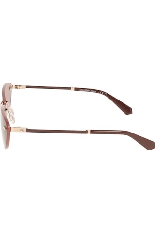 Calvin Klein Jeans Ckj 25208s 723 63 Kadın Cat Eye Gold Metal Güneş Gözlüğü Altın