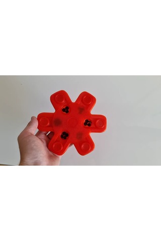 Storeşahin 3d Baskı Ödül Mamalı Köpek Ve Kedi Zeka Oyuncağı Akıllı Ödül Puzzle Kırmızı Shn0720