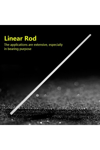 Wezone 8mm Çaplı 500mm Uzunlukta 304 Paslanmaz Çelik Doğru Hareketli Lider Çubuk - Dayanıklı, Pürüzsüz, Yüksek Hassasiyetli Makinalar İçin