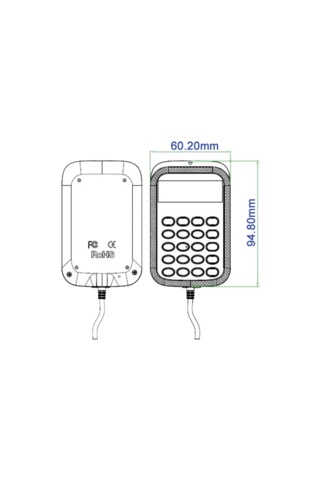 Acs Apg 8201-b2 Pinpad+lcd Temaslı Kart Okuyucu+kodlayıcı