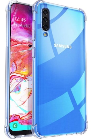 Samsung Uyumlu Galaxy A70 Kilif Darbe Emici Kenar Korumali Silikon 73746264