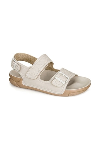 Ceyo 1200-4 Anatomik Erkek Sandalet 451 Krem Çok Renkli