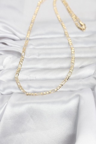 Cm 14k Gold Renk Kuşgözü Zincir Model 60 Cm Kadın Kolye - Lisinya Altın