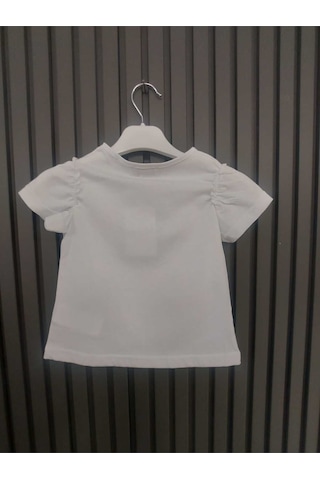 Serbend Sck-1164 Serbend Kız Çocuk T-Shirt Beyaz 6 - 7 Yaş 6 - 7 Yaş