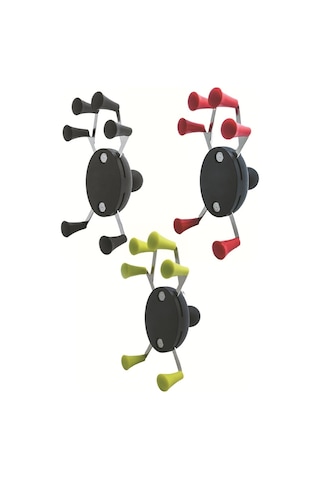 Kartal Pençeleri X-tipi Altı Pençeli Metal Cep Telefonu Geri Klip Bisiklet Motosiklet Cep Telefonu Tutucu Yeşil Yeşil