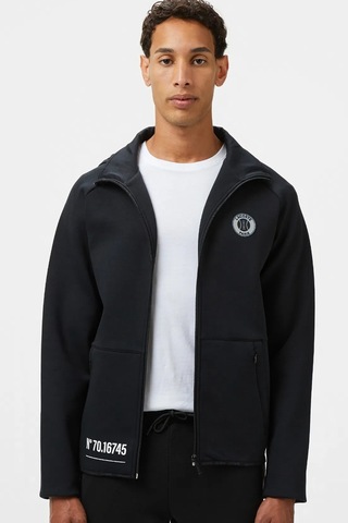 Lacoste Men's Full Zip Hoodie Sweatshirt Erkek Kapüşonlu Tam Fermuar Sweatshirt Siyah Siyah