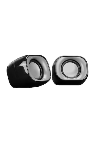 Dhs-2111 2.0 Mini Taşınabilir Multimedya Speaker Hoparlör, Siyah
