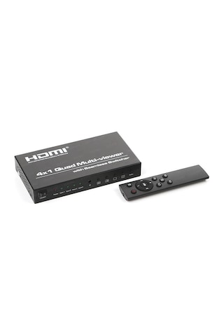 Dark Full Hd 1080P 4 Giriş 1 Çıkış Uzaktan Kumandalı Hdmı Switc