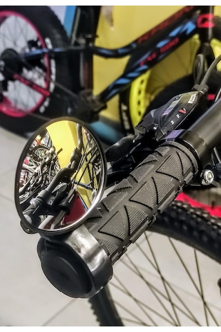 Xbyc 4018 Gidon Bağlantılı Ayna 360 Derece Dönen Geniş Açılı Mini Bisiklet Scooter Ayna Dikiz Aynası