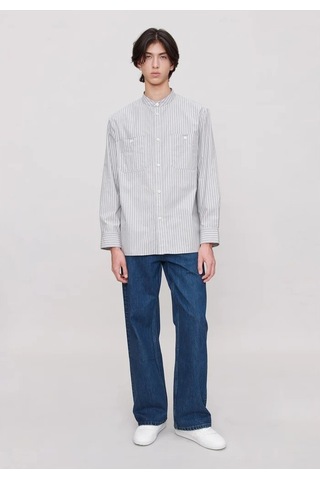 A.p.c Aaron Yüksek Bel Geniş Paça Lüks Japon Denim Pantolon Mavi