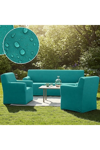 Su Geçirmez & Uv Dayanımlı Dış Mekan Kumaşı Bahçe Mobilyası, Minder, Tente Ve Balkon İçin Dayanıklı Outdoor Kumaş Küf Yapmaz, Solmaya Karşı Dirençli Krem
