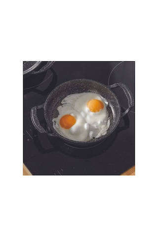 Döküm Yapışmaz Kahvaltılık Fırına Girebilir Sahan Yumurta Sahanı 20 Cm